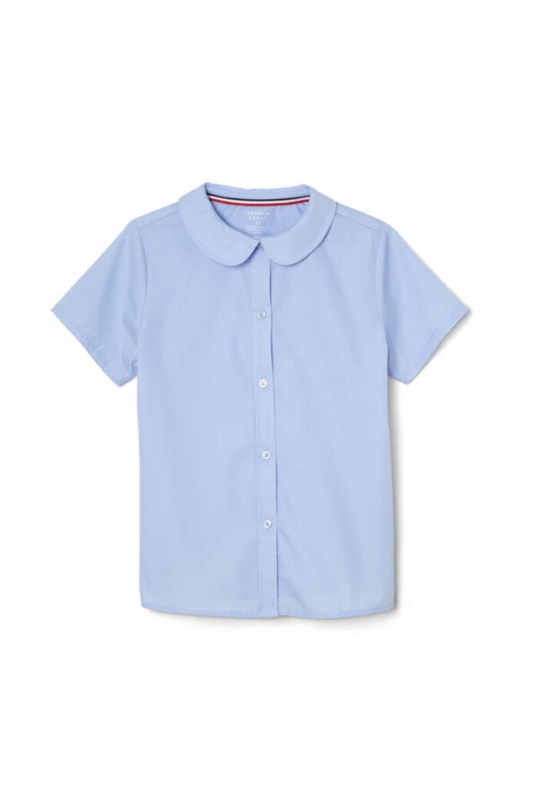 Shirt - Peter Pan Collar, Blue